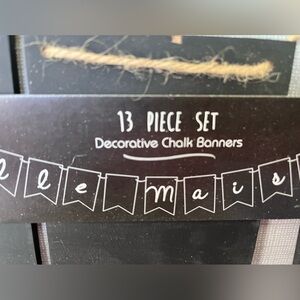 Decorative Chalk Banners 13 Piece Set